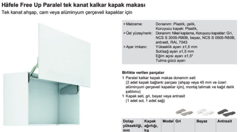 Paralel Kalkar Kapak Makası