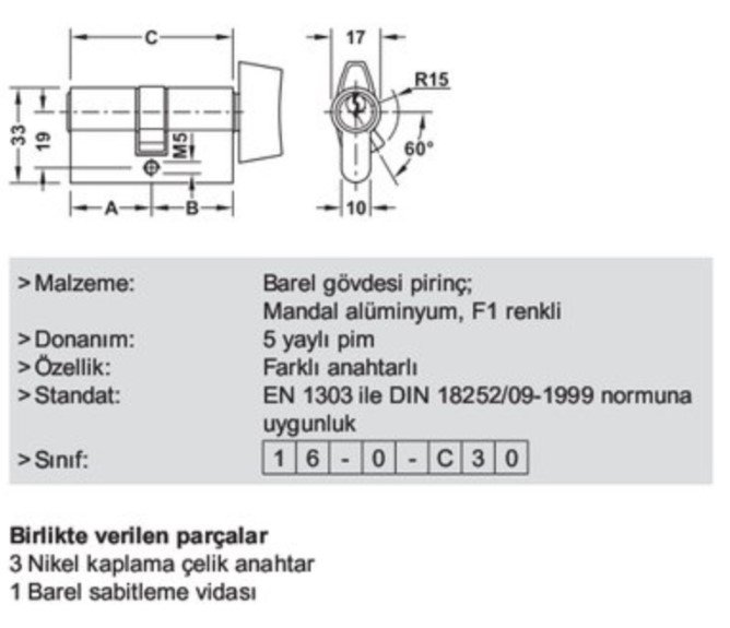 Mandallı Barel