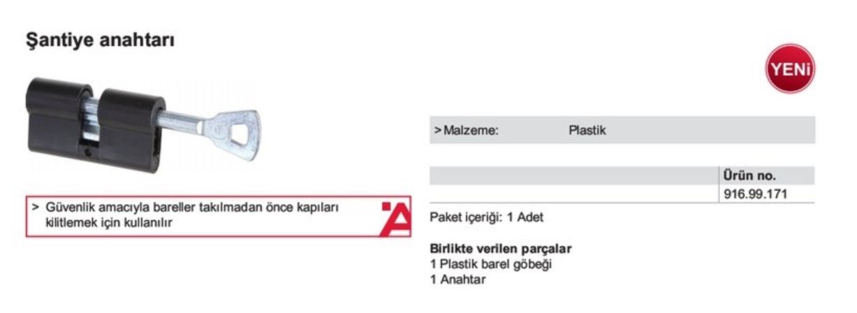 Şantiye Anahtarı