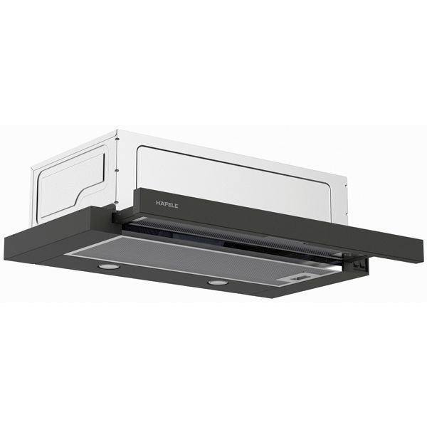 ASTROL B Davlumbaz 60cm sürgülü siyah