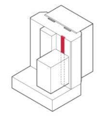 Yangin/duman fitili kahve. 10x4x2100mm