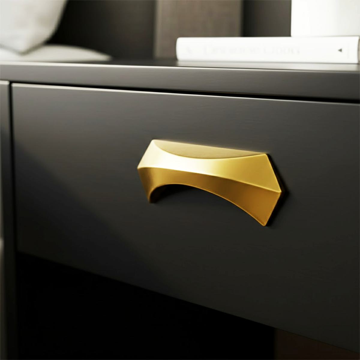 NOVE Kulp parlak pirinç 96mm