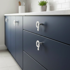 ANGELO JR Dügme kulp parlak krom 45x25mm