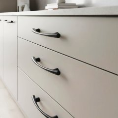 ARCO Kulp mat siyah 128mm