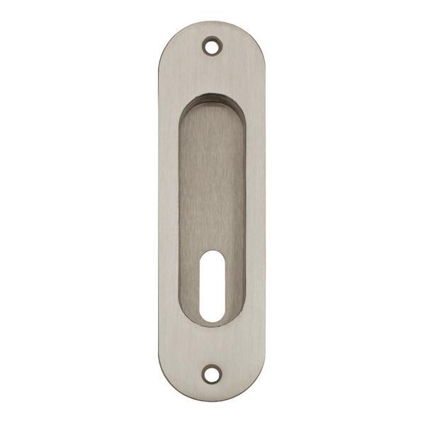 OVAL Gömme kulp (oda) mat nikel