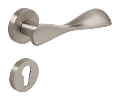 Çebi A531 MP08 LAVİ Kapı Kolu Fırçalanmış Inox Barelli