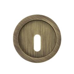 ROUND Gömme kulp (oda) antik bronz
