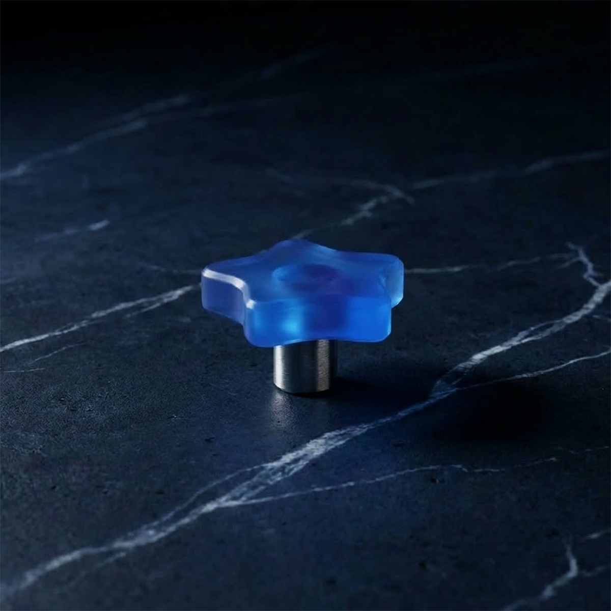 BLUESTAR JR Dügme kulp mavi 36mm