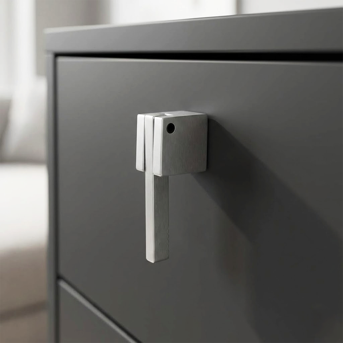 HAMAR Dügme kulp parlak krom 12mm