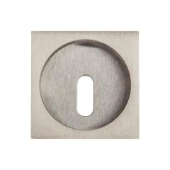 SQUARE Gömme kulp (oda) mat nikel