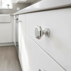 DIAMOND Dügme kulp p.krom 25mm