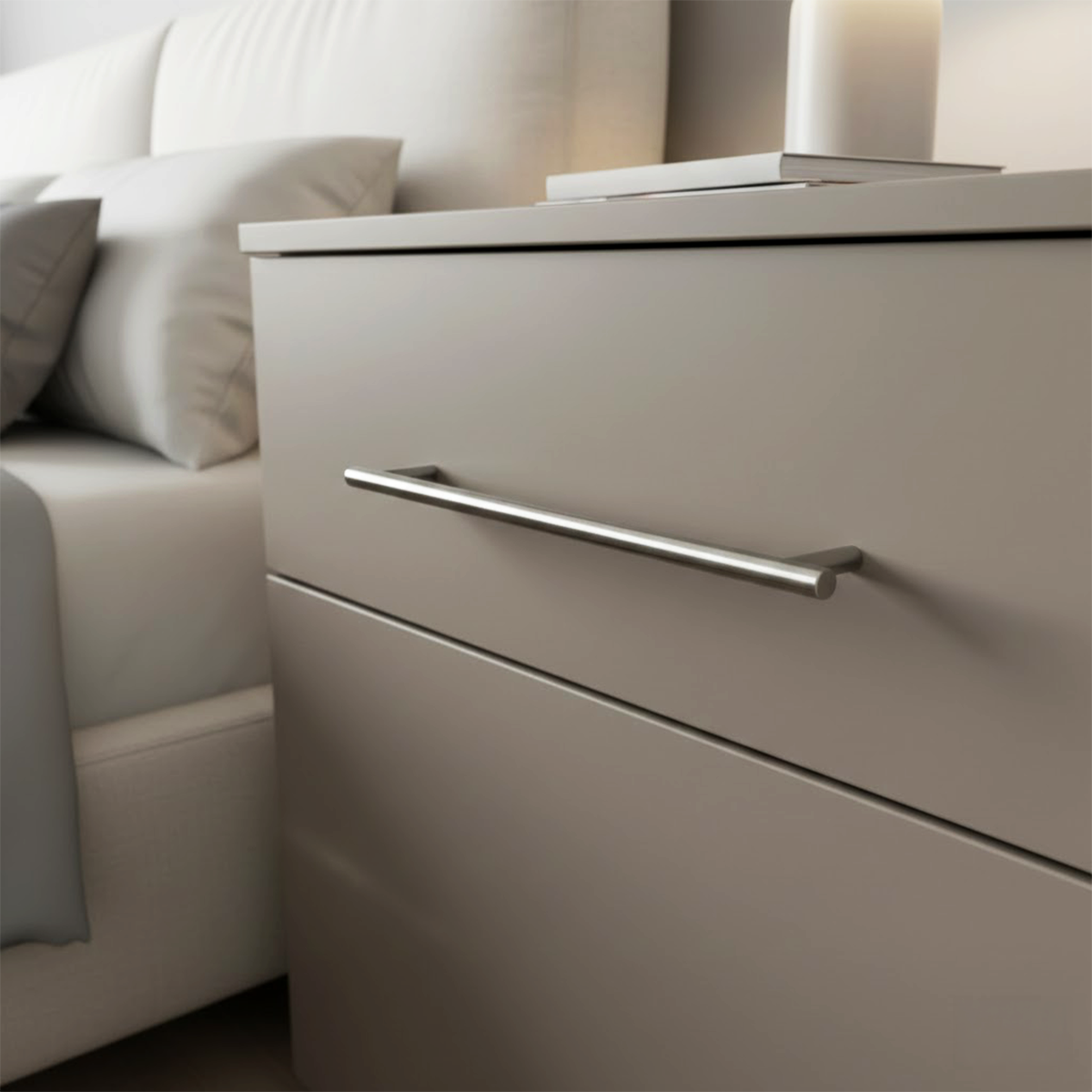 LINDSEY II Kulp mat krom 160mm