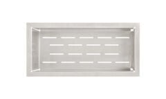 NOVARA Süzgeç,190x450,paslanmaz çelik firçalı