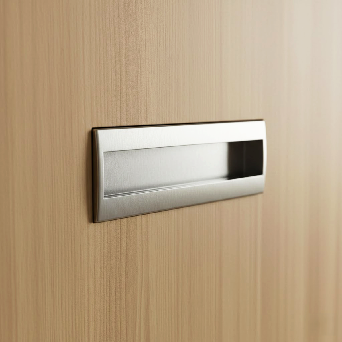 DRAWO Gömme kulp mat krom 125mm