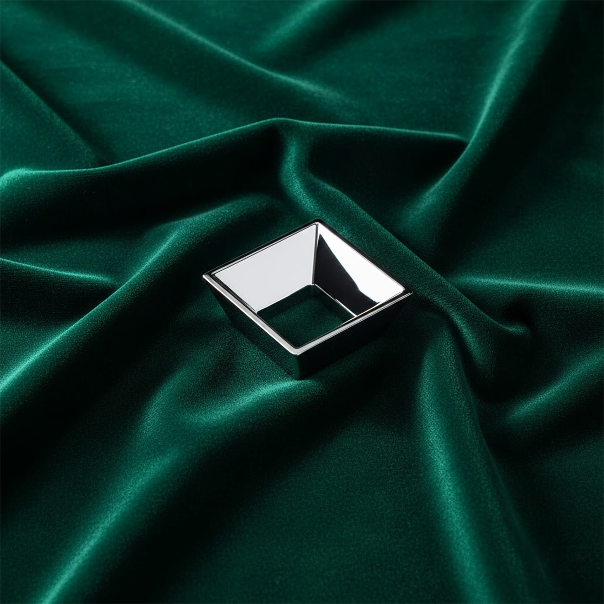 VELOUTTE JR Dügme kulp parlak krom 32mm