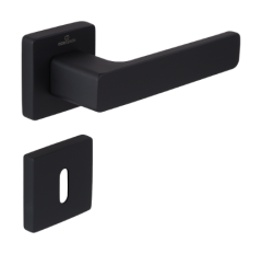 Çebi C5218 PC24 FLAT Kapı Kolu Mat Siyah Oda