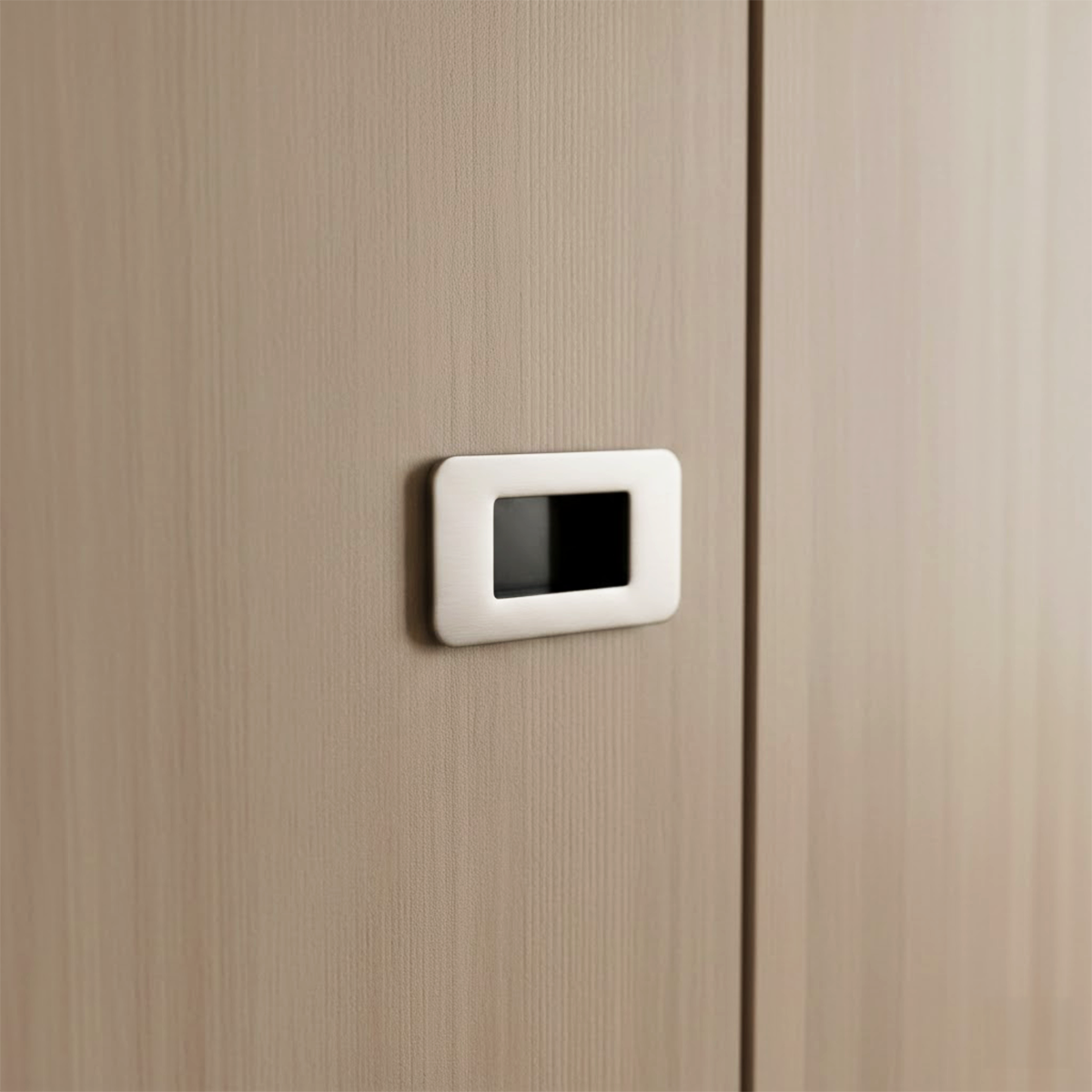 PIAZZA JR. Gömme kulp p. çelik renk 64mm