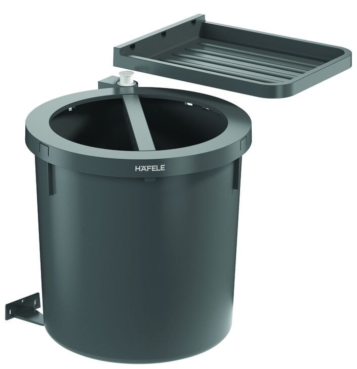 RENTHUS R Çöp kutusu, antrasit,35 lt