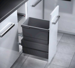 CARGO SYNCHRO Raylı çöp kutusu,antrasit,30lt