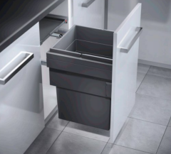 CARGO SYNCHRO Raylı çöp kutusu,antrasit,55lt