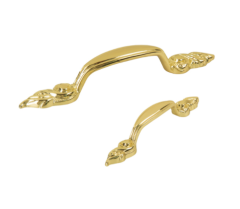 GLORYA Kulp parlak pirinç 64mm