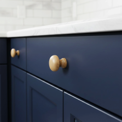 Mantar Ahşap Düğme Kulp