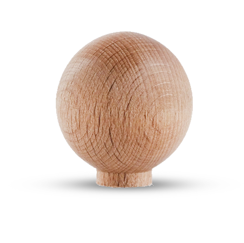 Top 3.7 cm Ahşap Düğme Kulp