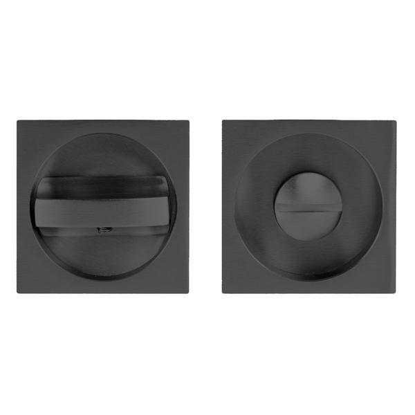 SQUARE Gömme kulp (WC) mat siyah