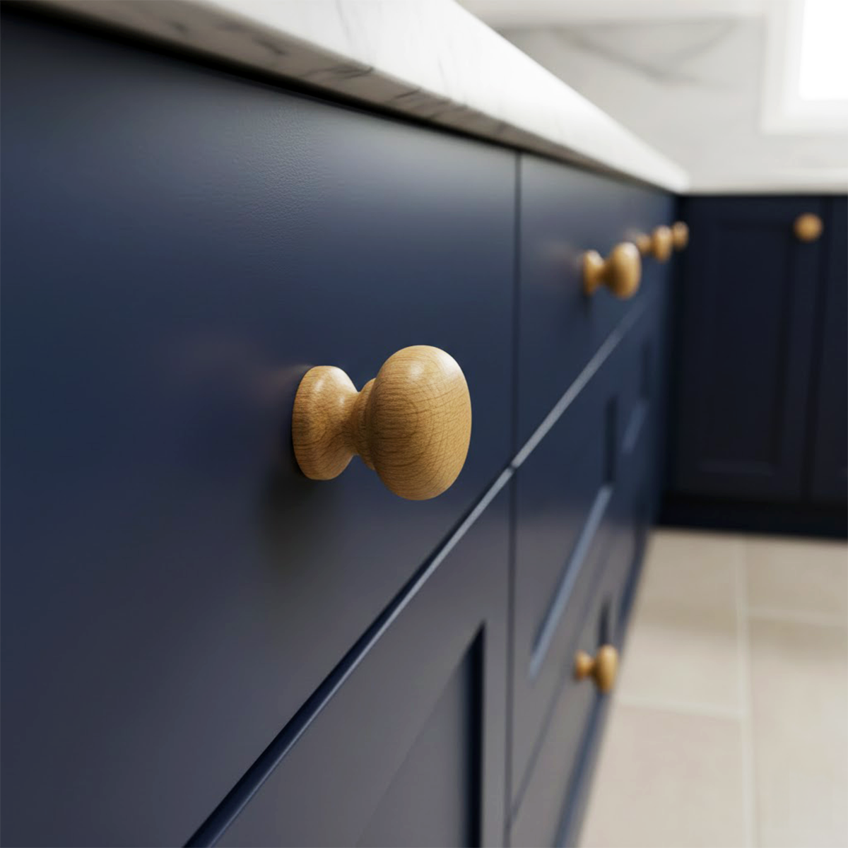 Şapka Ahşap Düğme Kulp