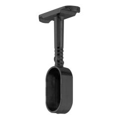 Flans tavana mont.oval kapali siyah 16mm