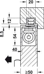 BOXER Gizli k.kapatıcı set, EN3-6, sabit