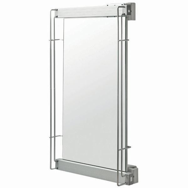 Ayna rayli beyaz/krom parlak 949mm