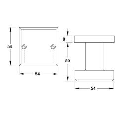 COCO Topuz kol seti p.çelik mat