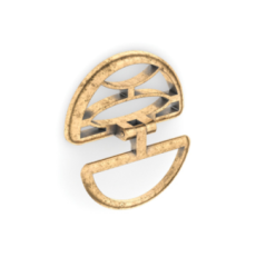 OLEN Sarkaç kulp antik bronz 32mm