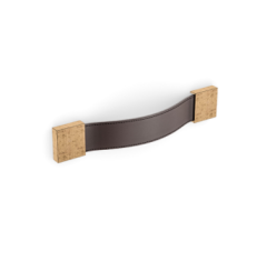 TAGE Kulp antik bronz/koyu kahve 128mm
