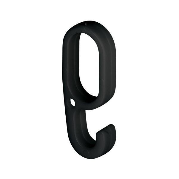 Aski borusu kancasi oval siyah 23mm