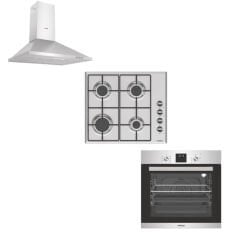 SET 3 Fırın ocak davlumbaz seti