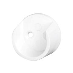 Flans yuvarlak plastik, beyaz Ø25mm