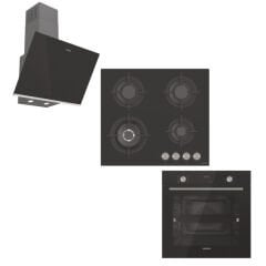 SET 7 Fırın ocak davlumbaz seti