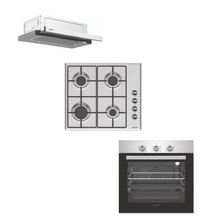 SET 1 Fırın ocak davlumbaz seti