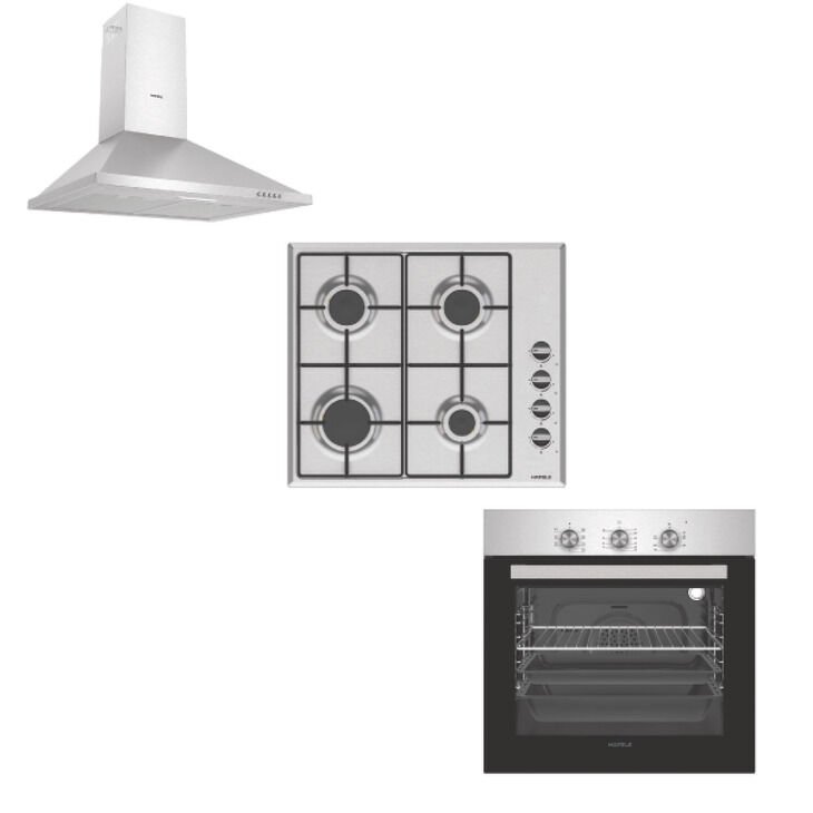 SET 2 Fırın ocak davlumbaz seti