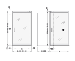 ROTARY Döner gömme kulp p.çelik mat