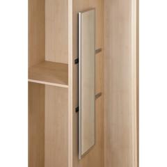 REFLECT01 Ayna rayli, gri 305x38x565mm