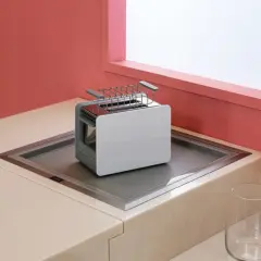 QANTO Köşe kiler 2 tepsi,antrasit,600mm