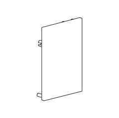 80-G Alüminyum profil yan kapagi