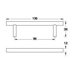 THOR Kulp p. çelik renkli 96mm