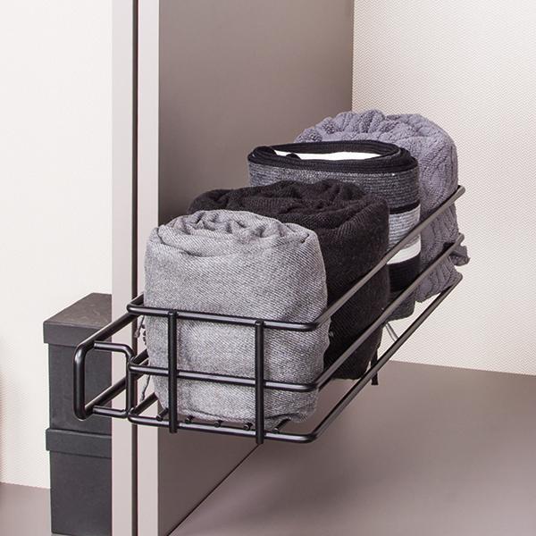 SELECT Tel sepet siyah 210x470x95mm