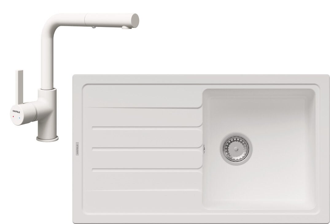 GRANO Eviye 1 Gözlü GRANADA PULL beyaz seti