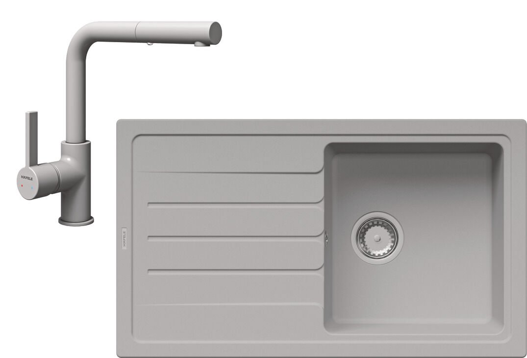 GRANO Eviye 1 Gözlü GRANADA PULL gri seti