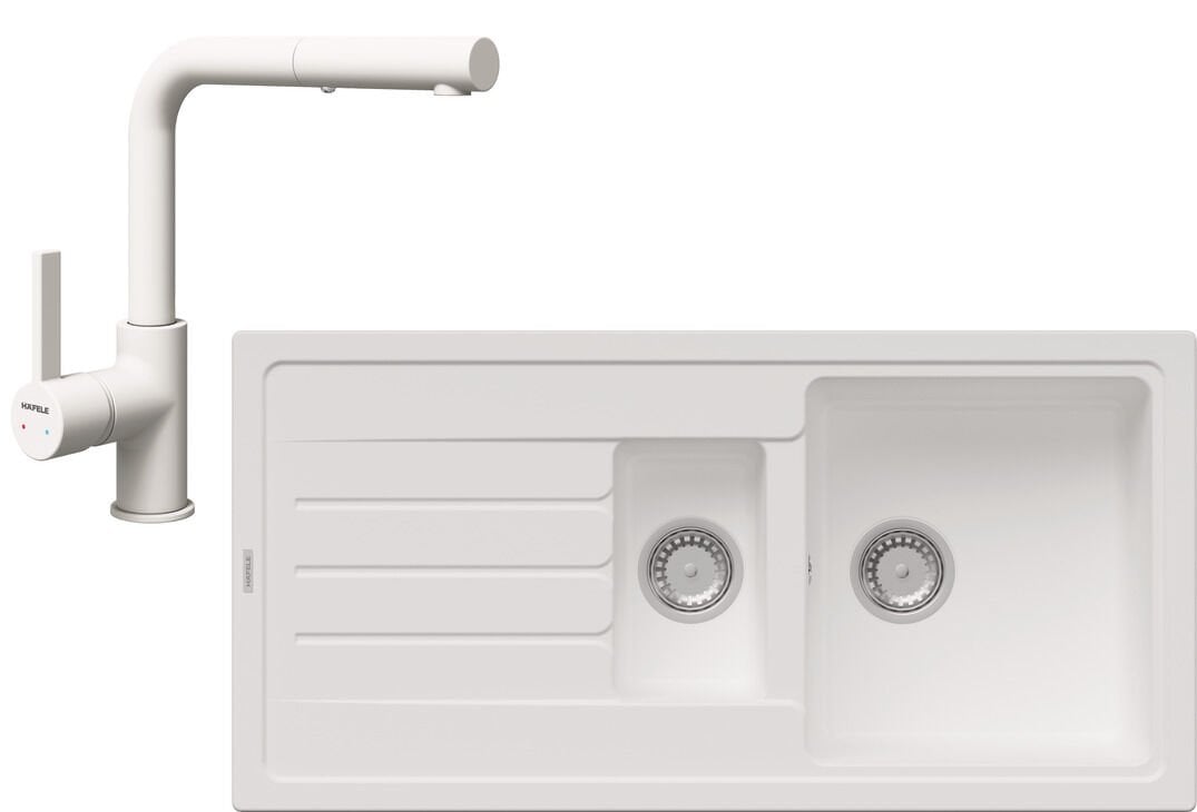 GRANO Eviye 1.5 Gözlü GRANADA PULL beyaz seti